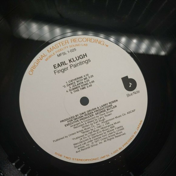 Media Finger Paintings By Earl Klugh Vinyl Lp Blue Note Master Recording Mfsl 125 Poshmark